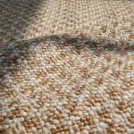 Textured Jute rug made from natural materials
