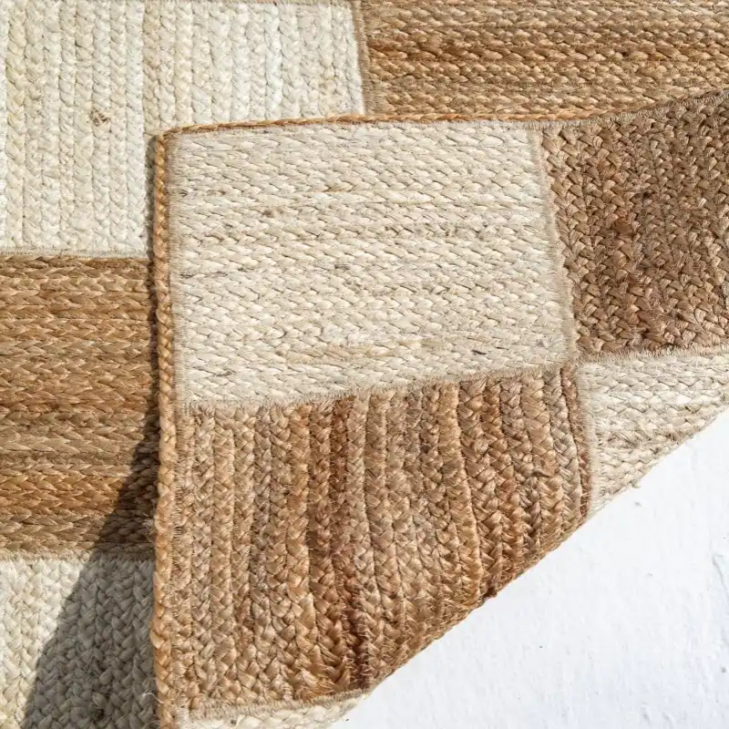 Jute carpets adding warmth and texture to a space